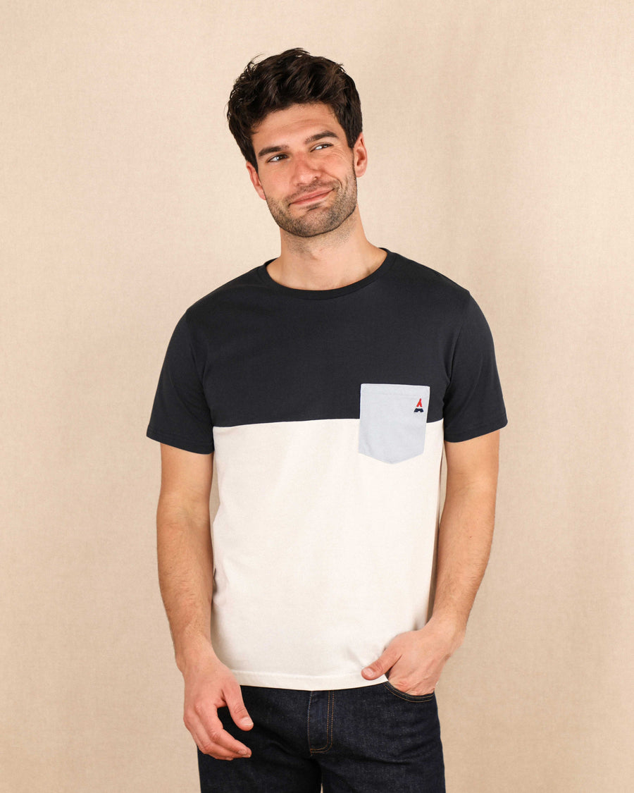 T-SHIRT CYRIAC | COTON BIO | SAINT JAMES X MAISON FT