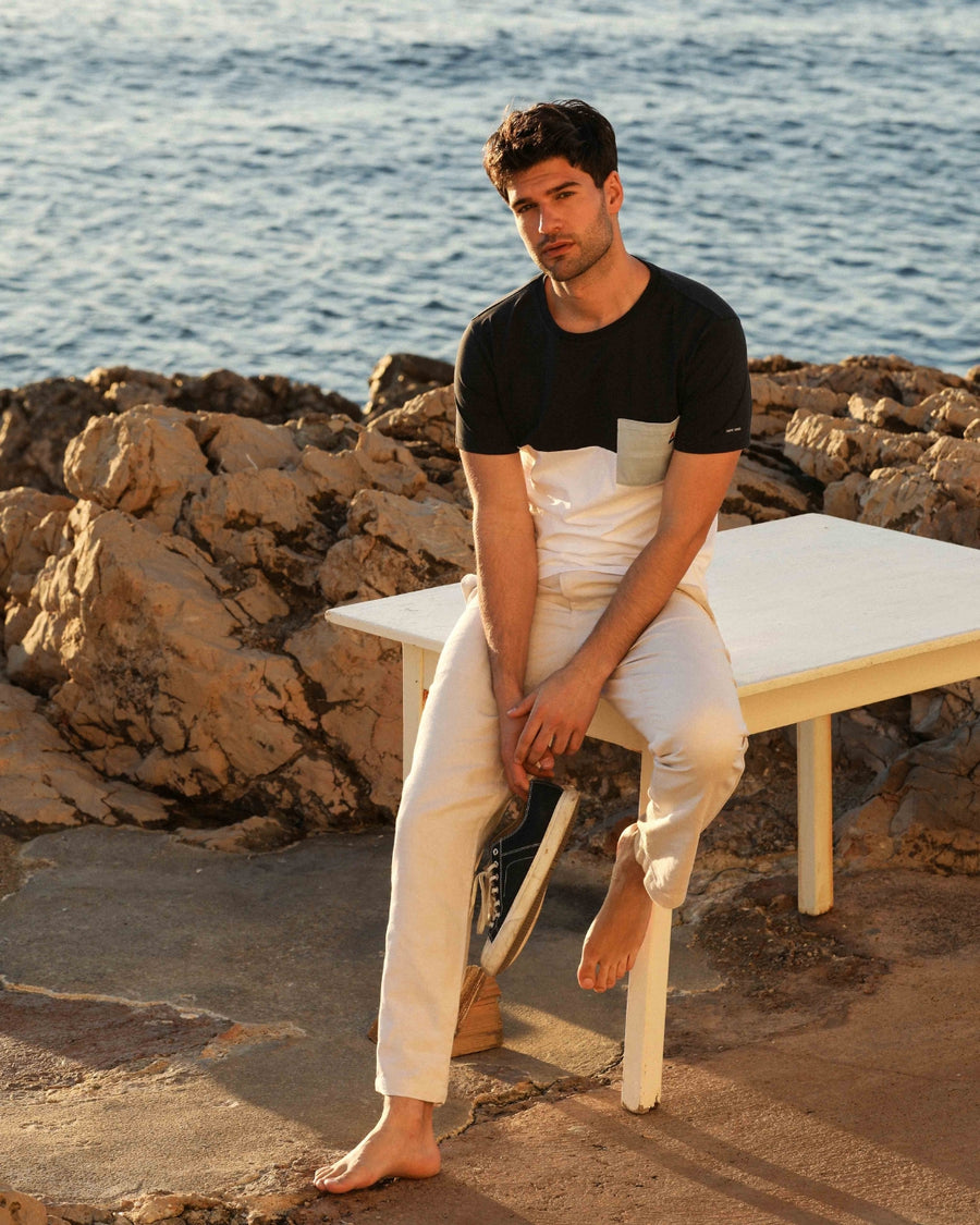 T-SHIRT CYRIAC | COTON BIO | SAINT JAMES X MAISON FT