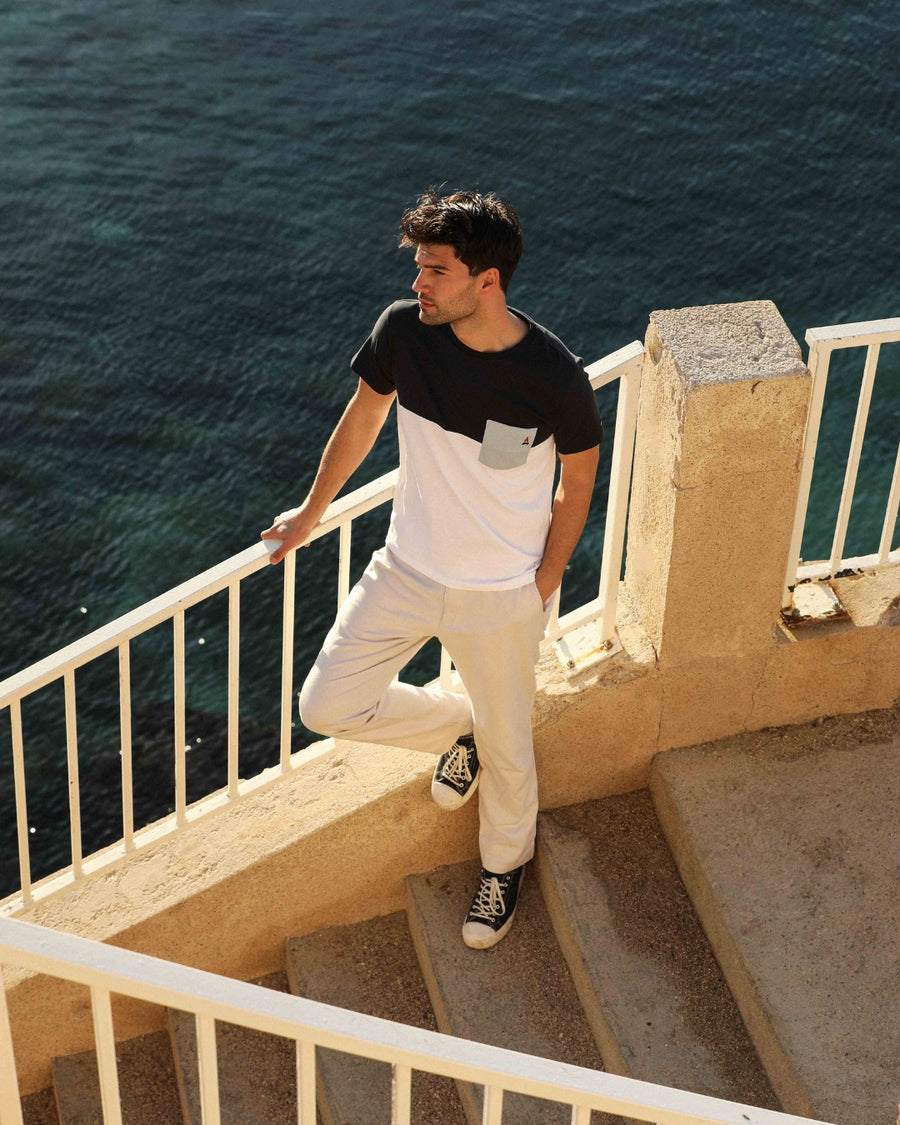 T-SHIRT CYRIAC | COTON BIO | SAINT JAMES X MAISON FT