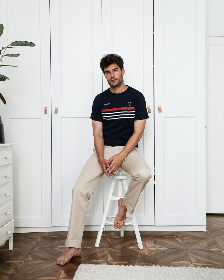 T-shirt Homme Didier Bleu