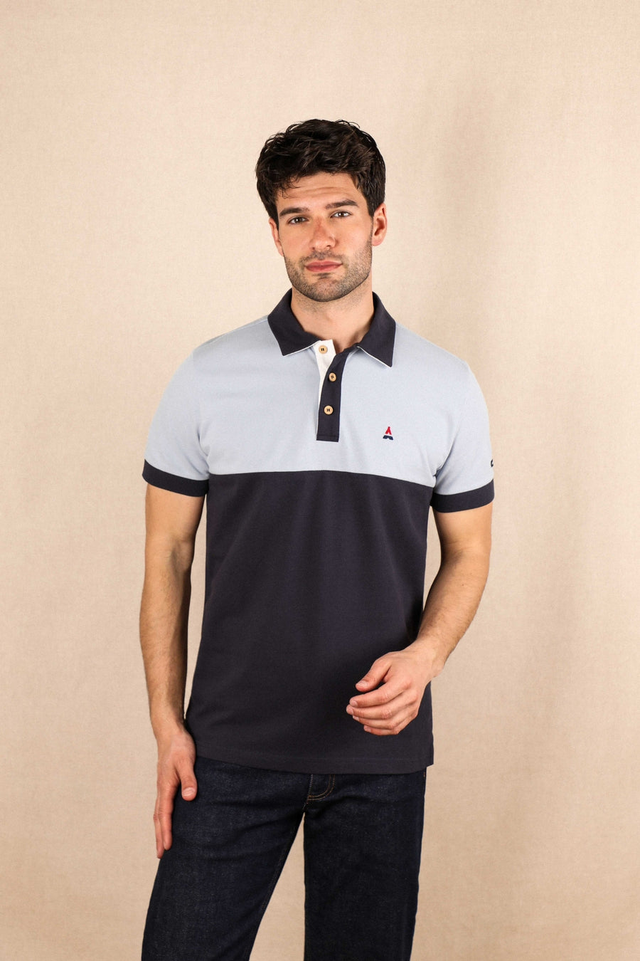 POLO EN COTON BIO ARMEL 2.0 | SAINT JAMES X MAISON FT