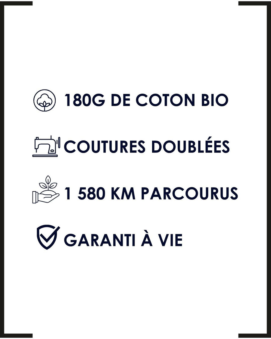 T-SHIRT Homme Coton bio | Gaulois Bordeaux