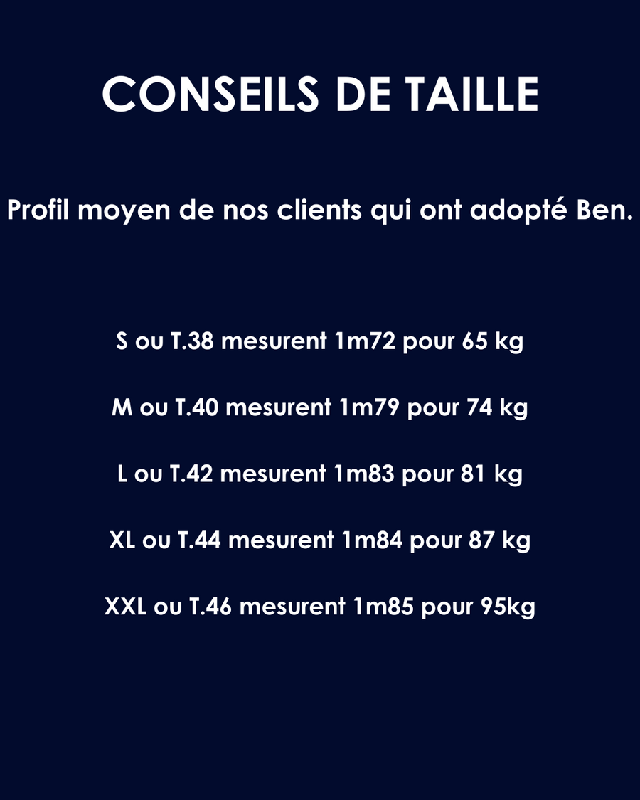 Conseil pour la taille de ses boxers 