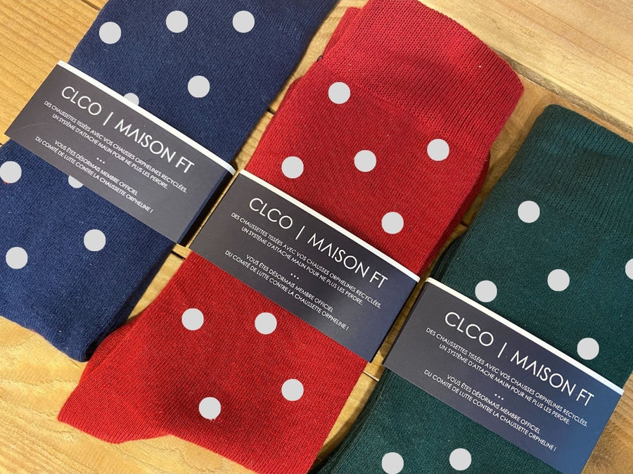 COFFRET 3 PAIRES DE CHAUSSETTES AIMANTÉES | COTON BIO RECYCLÉ