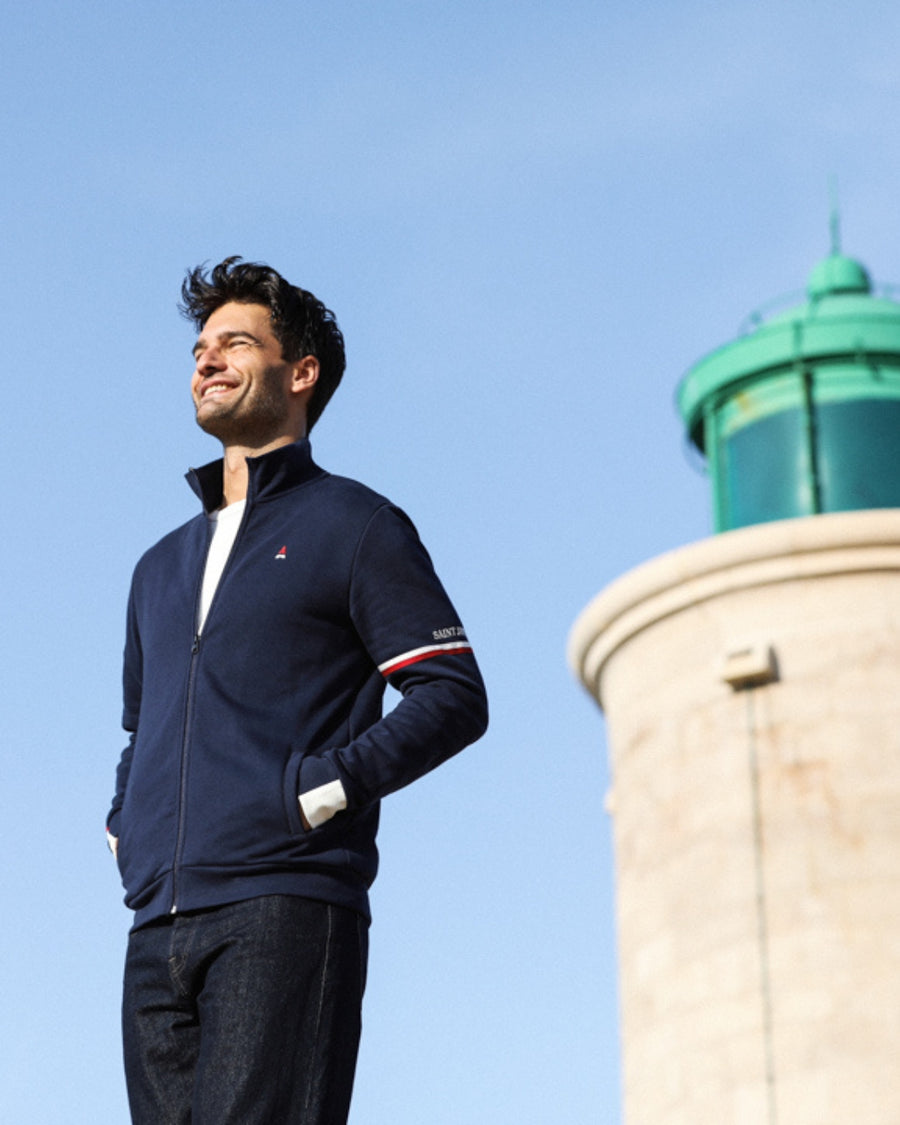 VESTE ZIPPEE LÉANDRE | COTON BIO | SAINT JAMES X MAISON FT