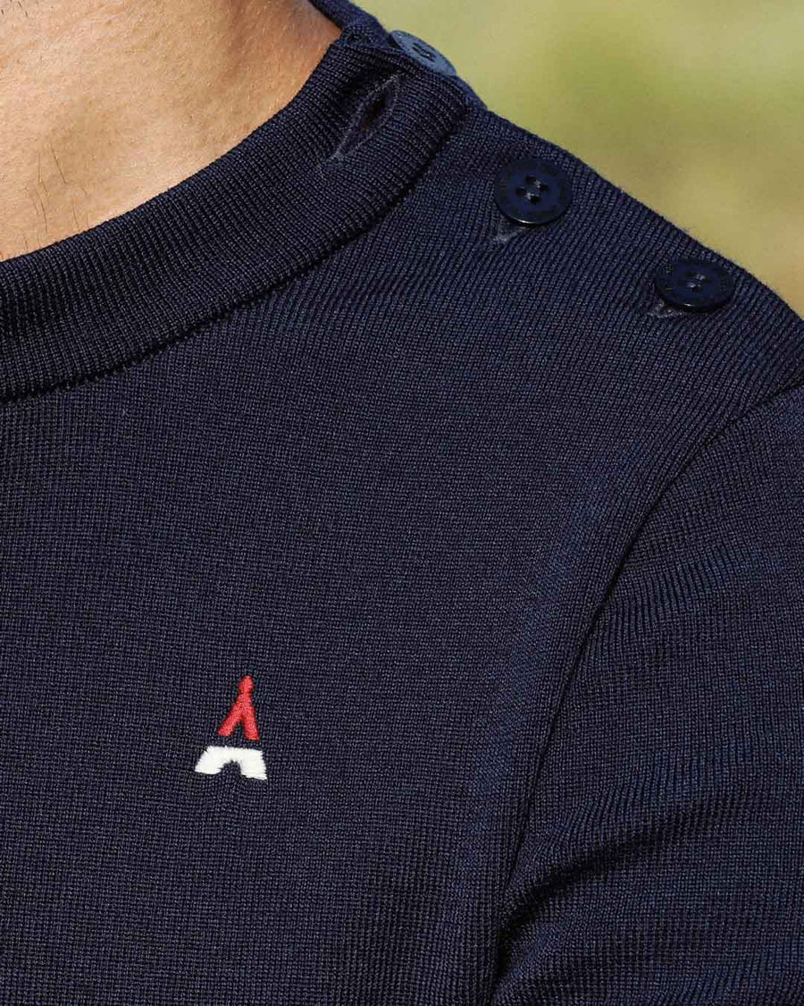 PULL PHILIBERT MADE IN FRANCE | LAINE MÉRINOS  | MAISON FT X SAINT JAMES
