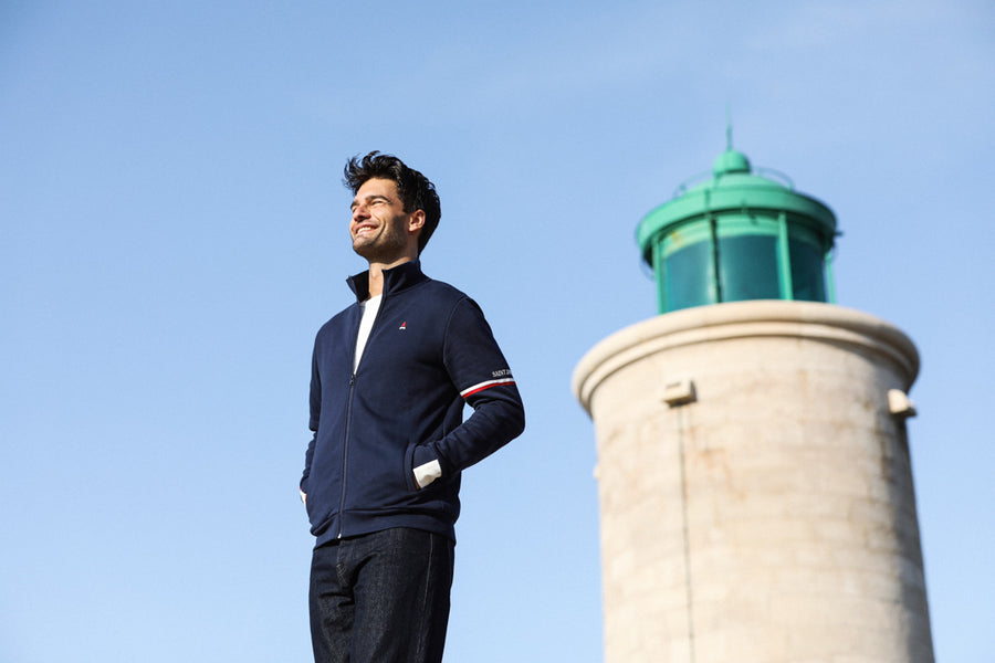 VESTE ZIPPEE LÉANDRE | COTON BIO | SAINT JAMES X MAISON FT