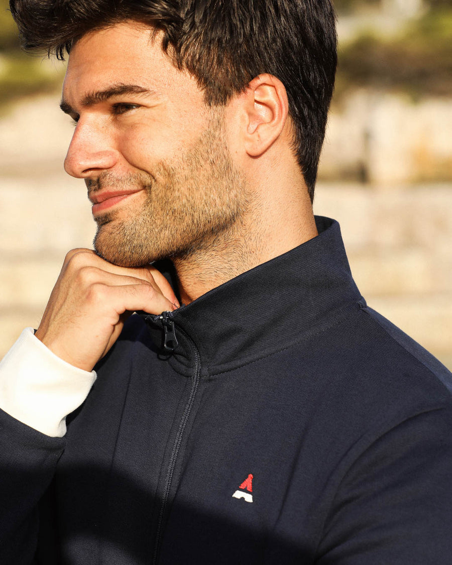 VESTE ZIPPEE LÉANDRE | COTON BIO | SAINT JAMES X MAISON FT