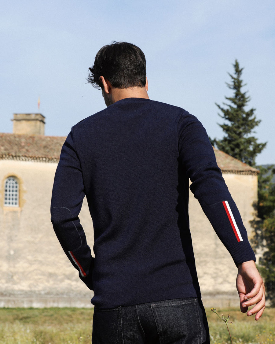 PULL PHILIBERT MADE IN FRANCE | LAINE MÉRINOS  | MAISON FT X SAINT JAMES