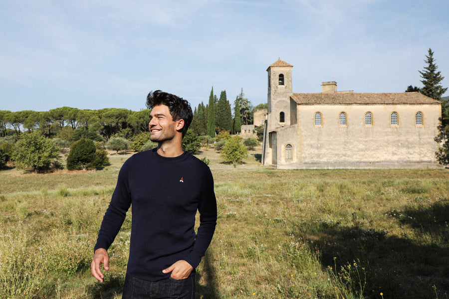 PULL PHILIBERT MADE IN FRANCE | LAINE MÉRINOS  | MAISON FT X SAINT JAMES