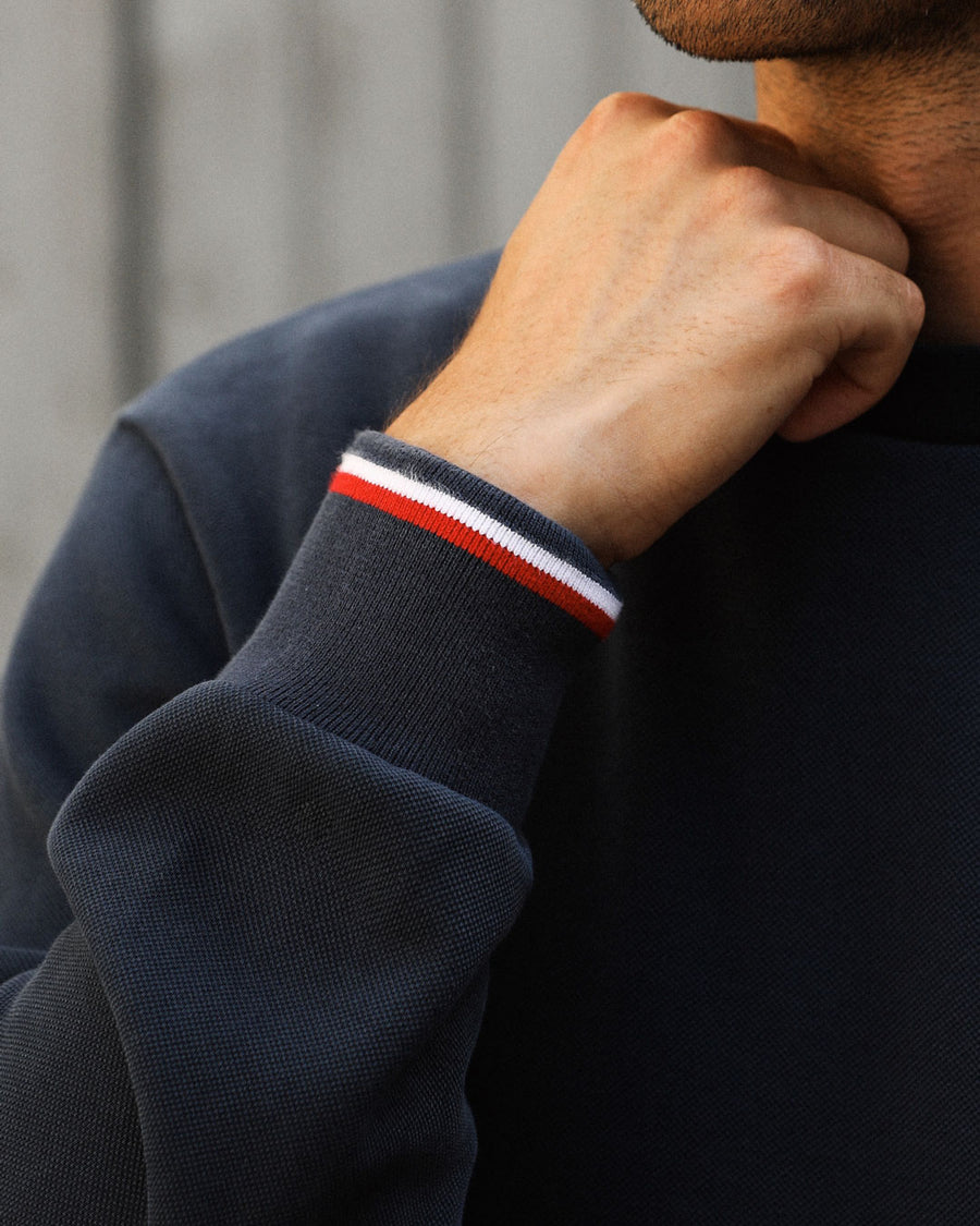 sweat en piqué de coton