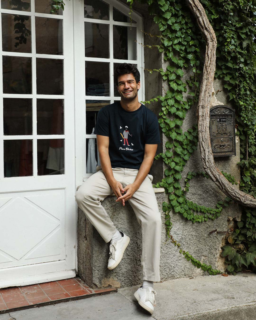 T-SHIRT HOMME PLACE CLICHÉ BLEU 2.0 | COTON BIO