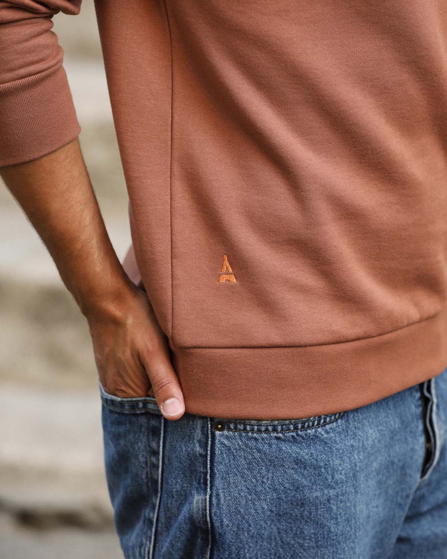 sweatshirt homme brodé