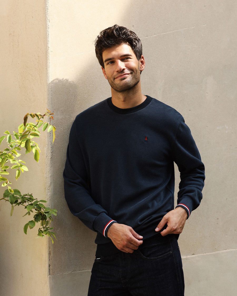 sweat en maille piquée