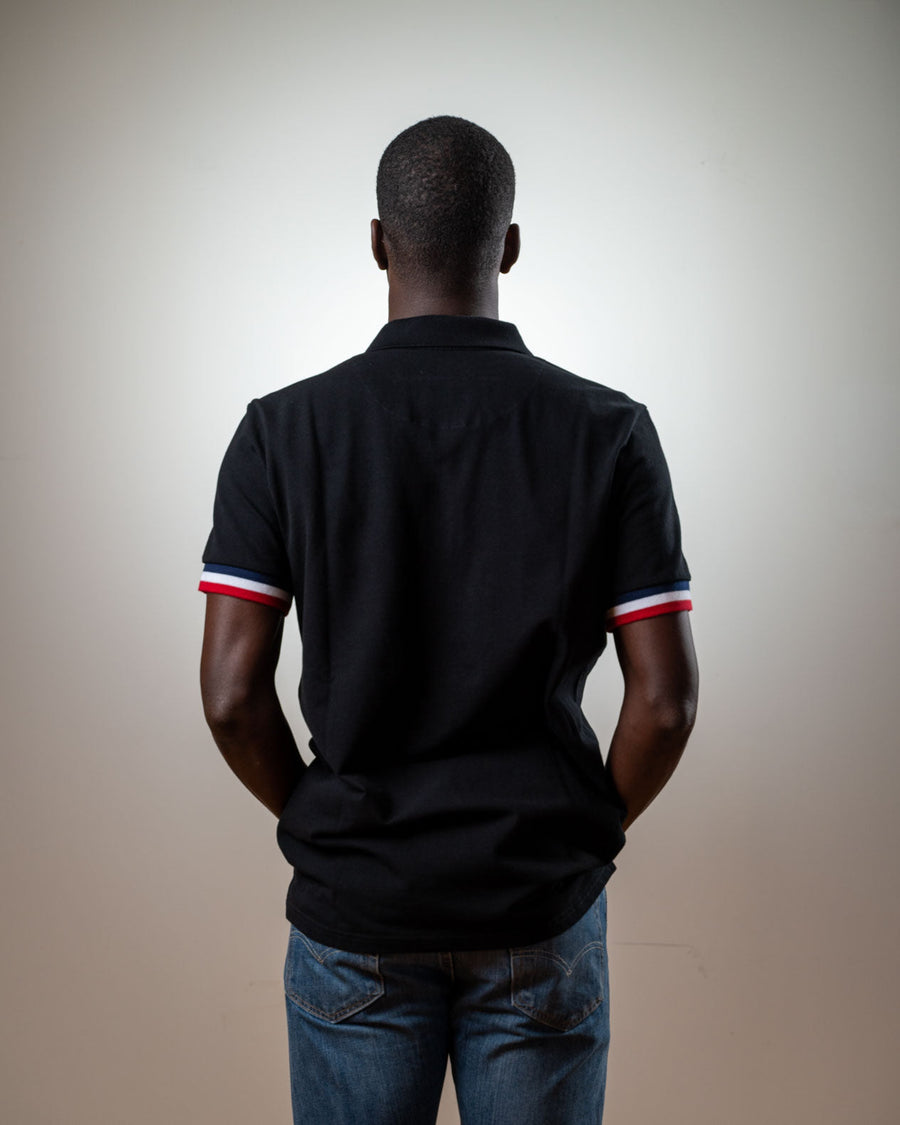 Polo Paul noir | Coton Bio | OUTLET