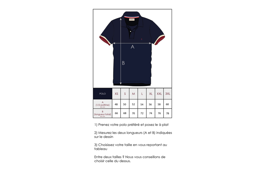 Polo Paul noir | Coton Bio | OUTLET