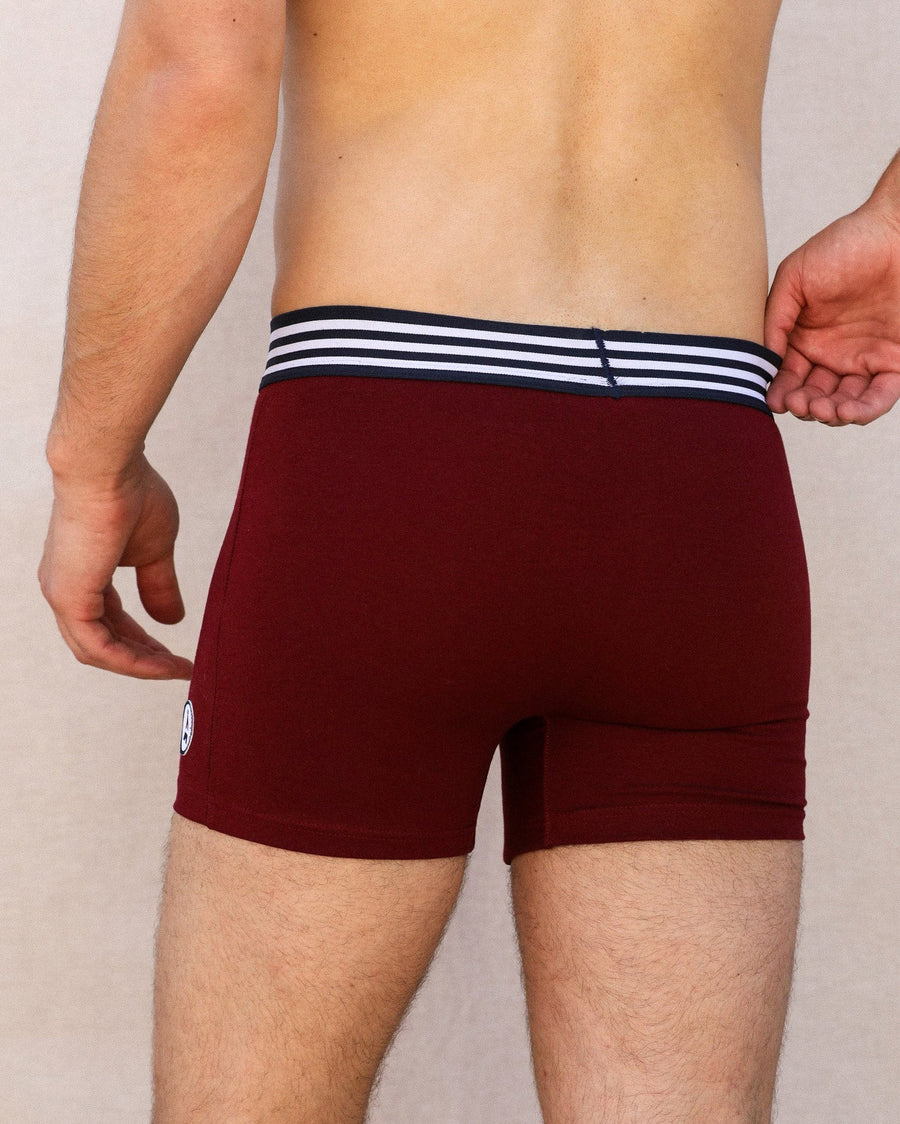 BOXER BEN - BORDEAUX - MADE IN FRANCE & BIO