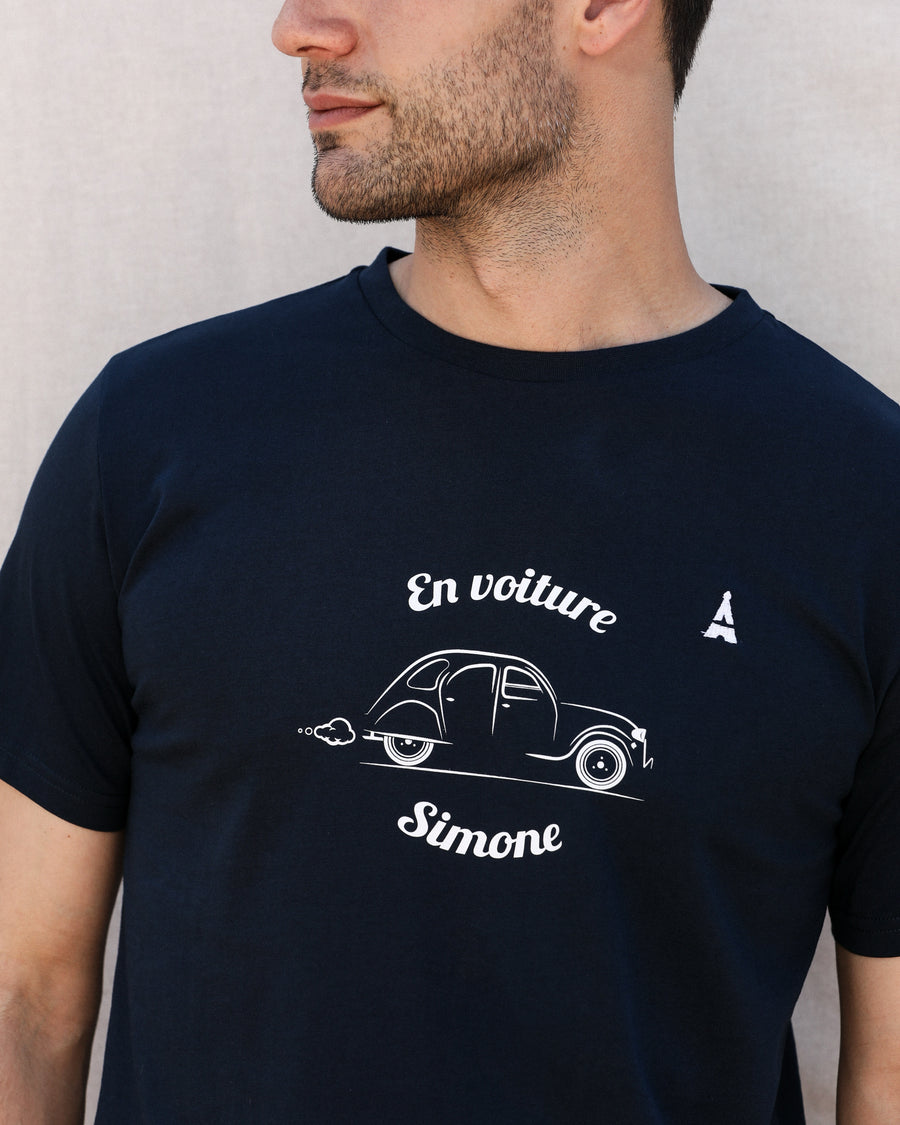 T-SHIRT Homme En Voiture Simone - Coton Bio