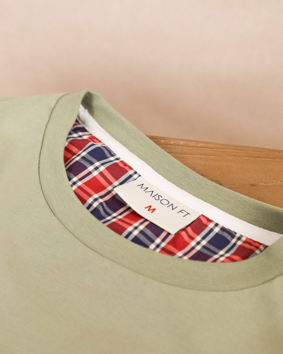 T-shirt kaki pour homme