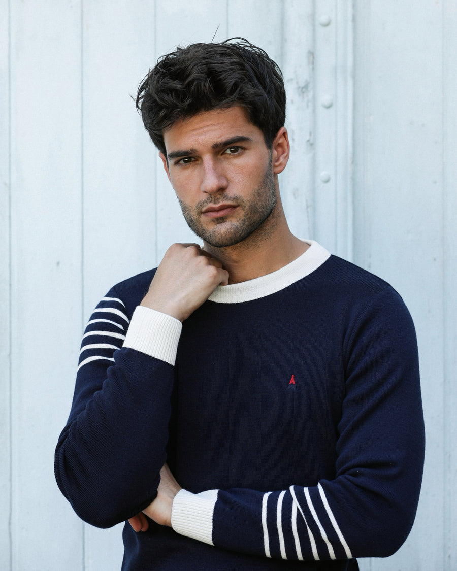 PULL TRICOTÉ EN FRANCE UNI
