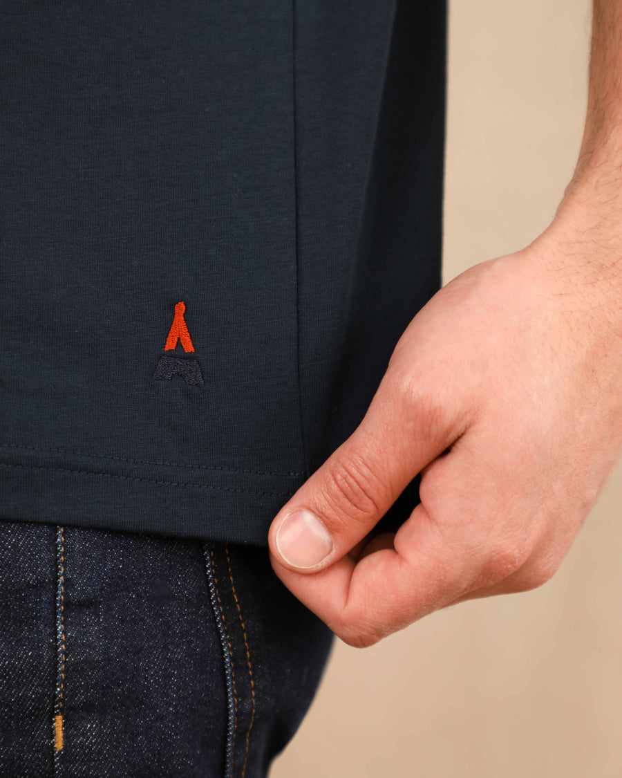 T-shirt bleu pour homme