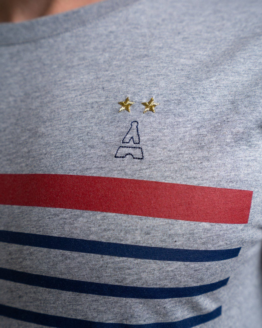 T-SHIRT Homme Didier GRIS - Coton Bio - OUTLET