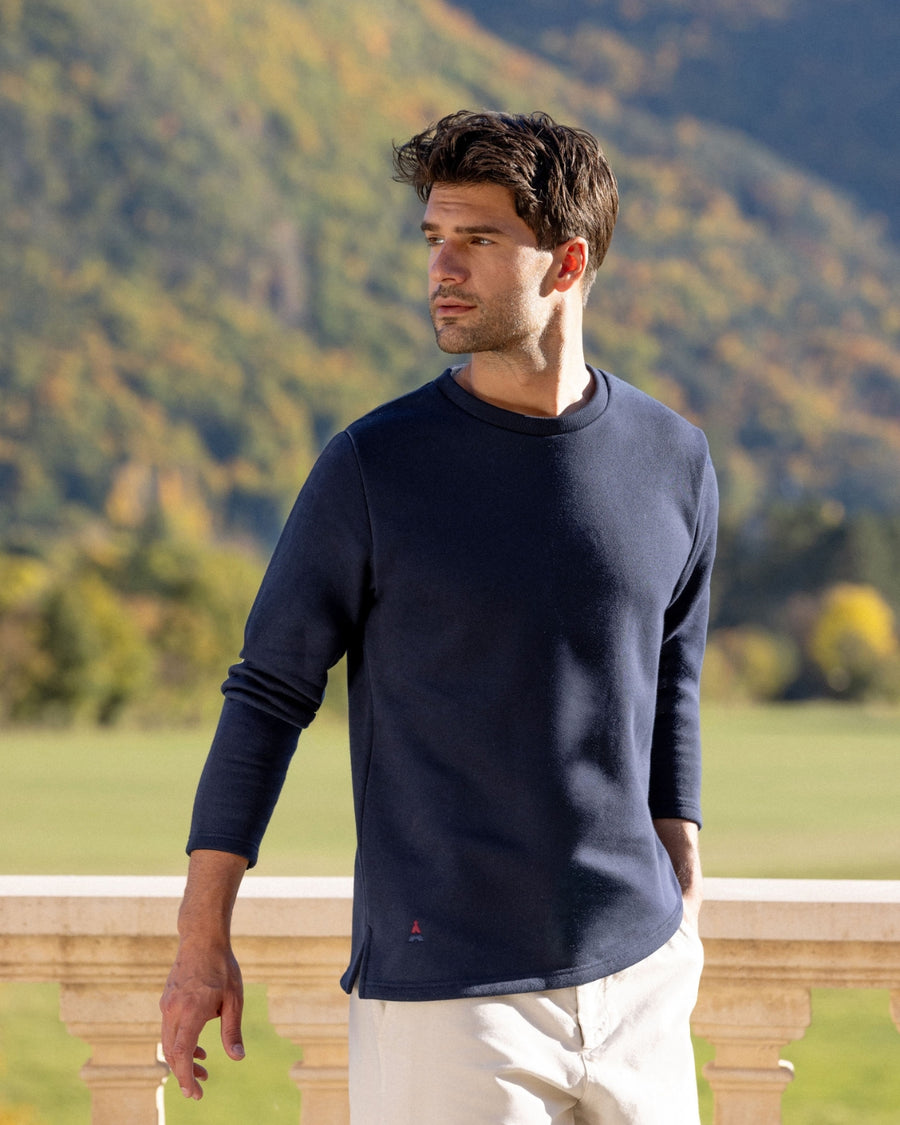 sweat_homme_bleu_marine_avec_coudieres_