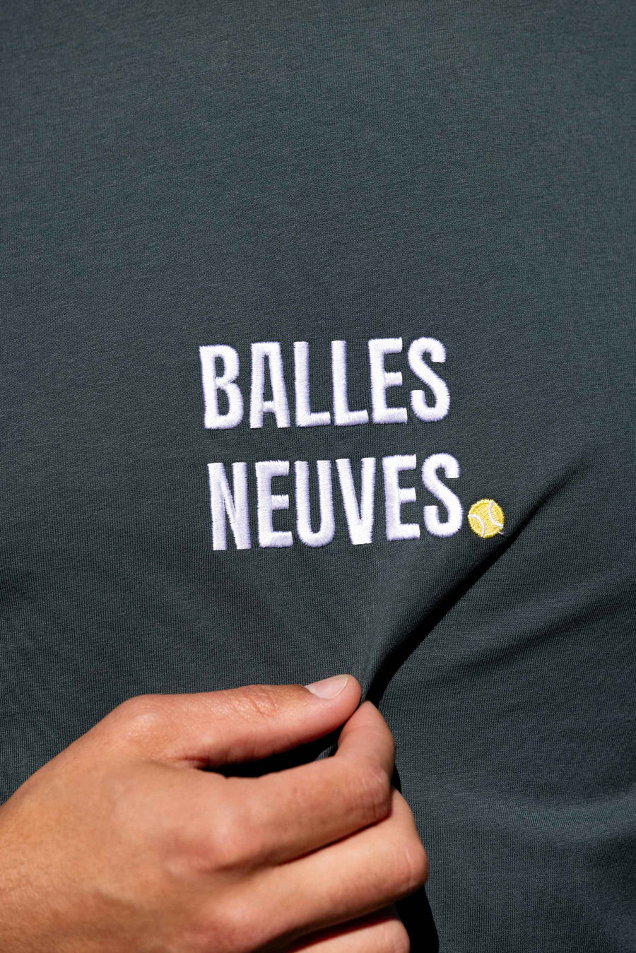 T-SHIRT BALLES NEUVES VERT | COTON BIO
