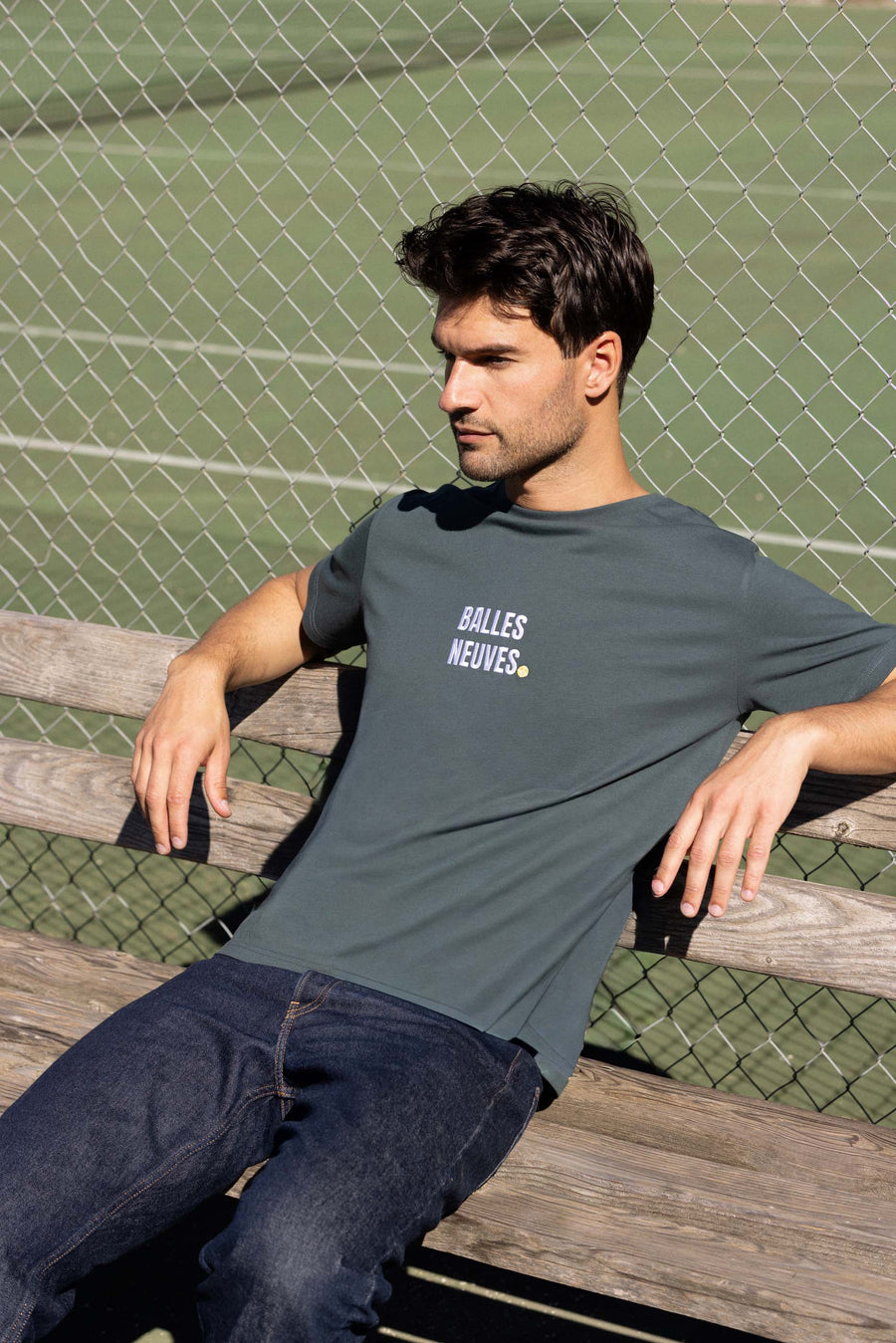 T-SHIRT BALLES NEUVES VERT | COTON BIO