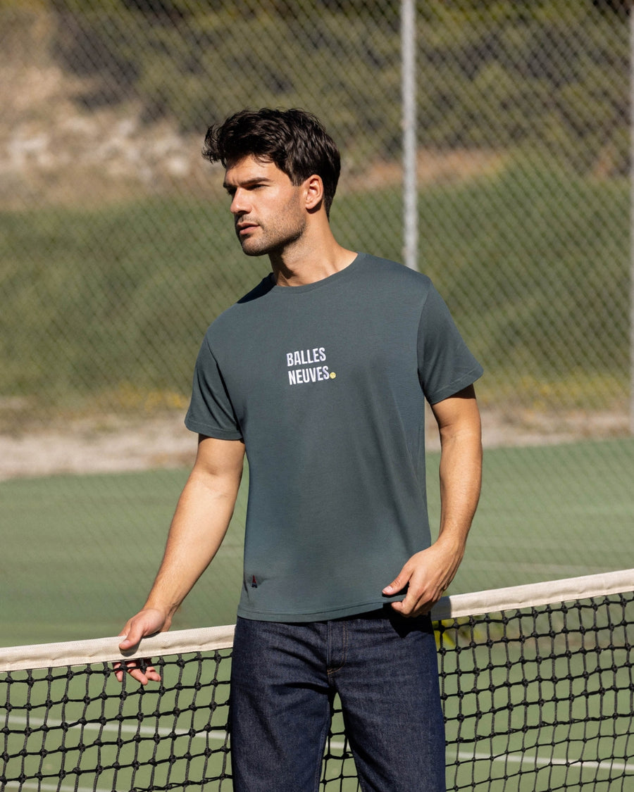 T-SHIRT BALLES NEUVES VERT | COTON BIO