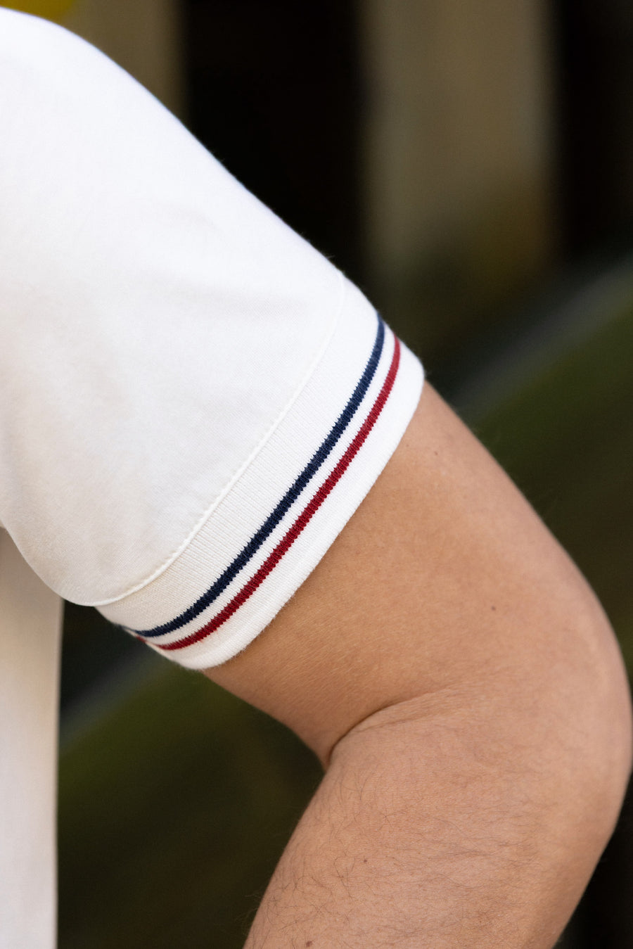 t-shirt homme ski set crème coton bio