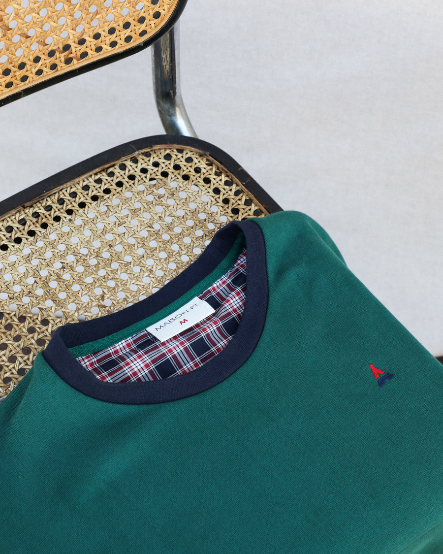 pull vert maison ft