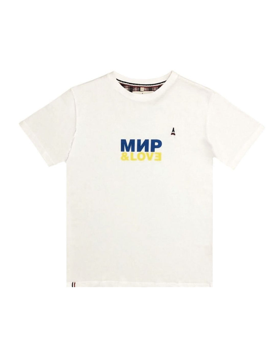 T-shirt МИР & LOVE | Ukraine | Coton Bio