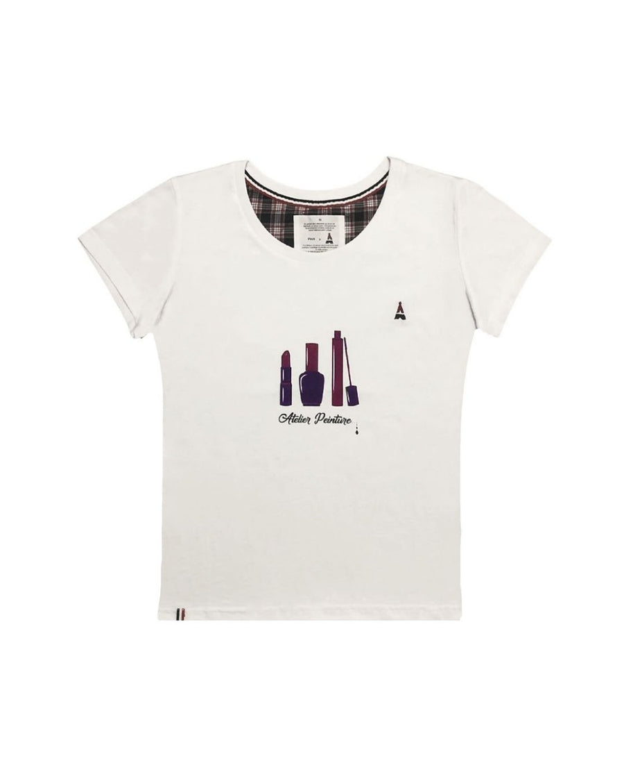 T-SHIRT Femme Atelier Peinture - Coton Bio