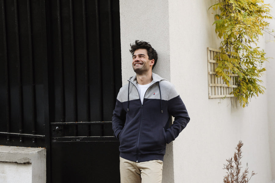 VESTE À CAPUCHE  ZACK  | COTON BIO