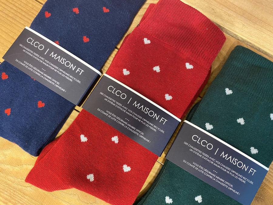 Chaussettes Inséparables à COEUR - CLCO