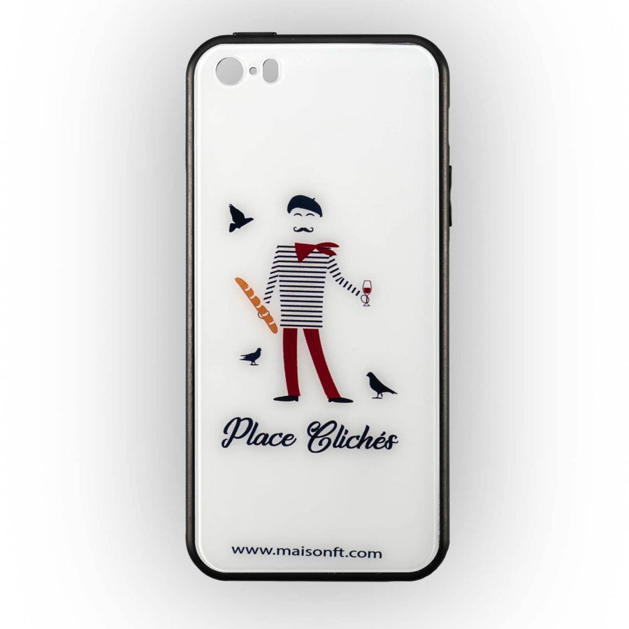Coque iPhone Place Clichés - Made in France Coque d'Iphone - Maison FT made in France ou Bio
