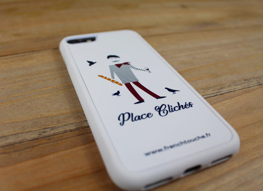 Coque iPhone Place Clichés - Made in France Coque d'Iphone - Maison FT made in France ou Bio