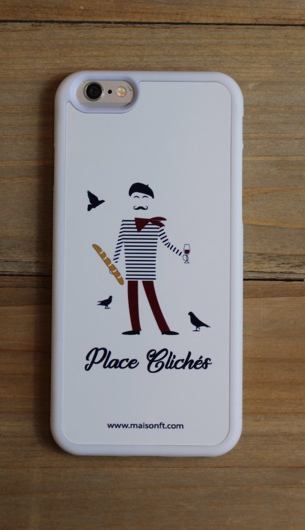 Coque iPhone Place Clichés - Made in France Coque d'Iphone - Maison FT made in France ou Bio