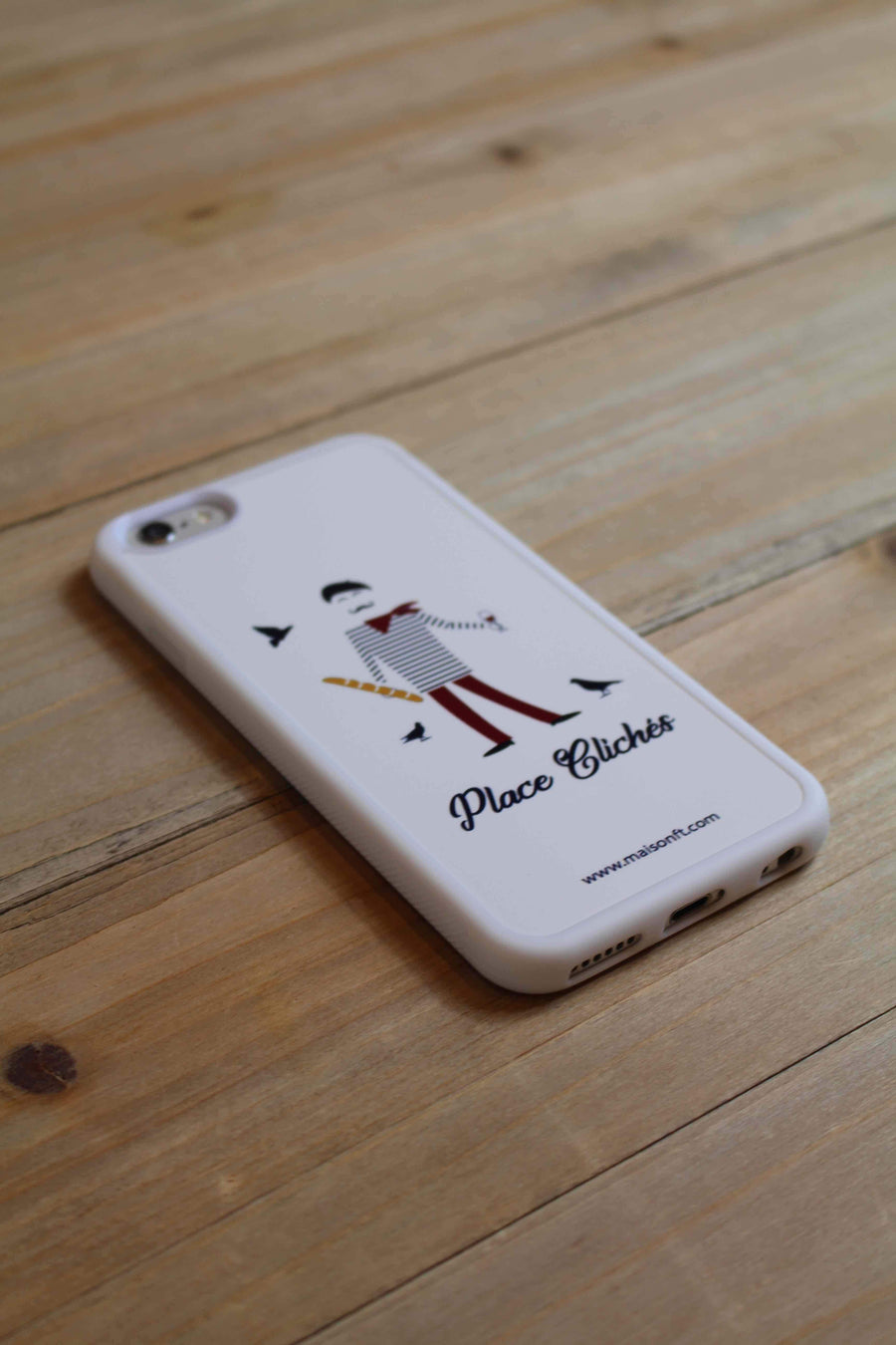 Coque iPhone Place Clichés - Made in France Coque d'Iphone - Maison FT made in France ou Bio
