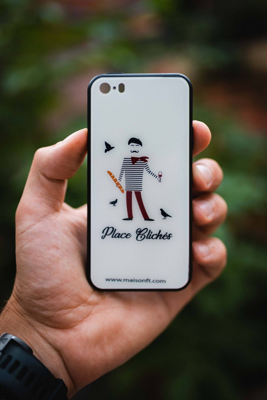 Coque iPhone Place Clichés - Made in France Coque d'Iphone - Maison FT made in France ou Bio