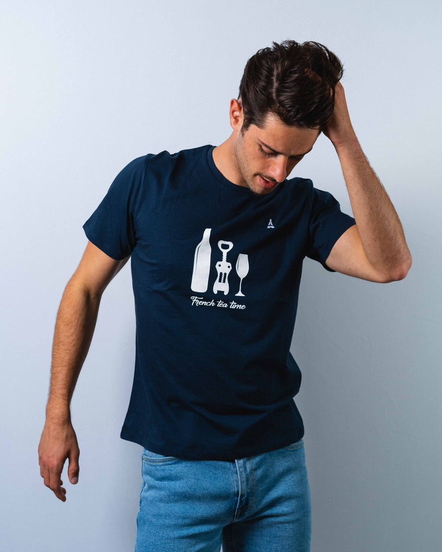 T-SHIRT HOMME Apéro - Coton Bio T-shirt bio - Maison FT made in France ou Bio