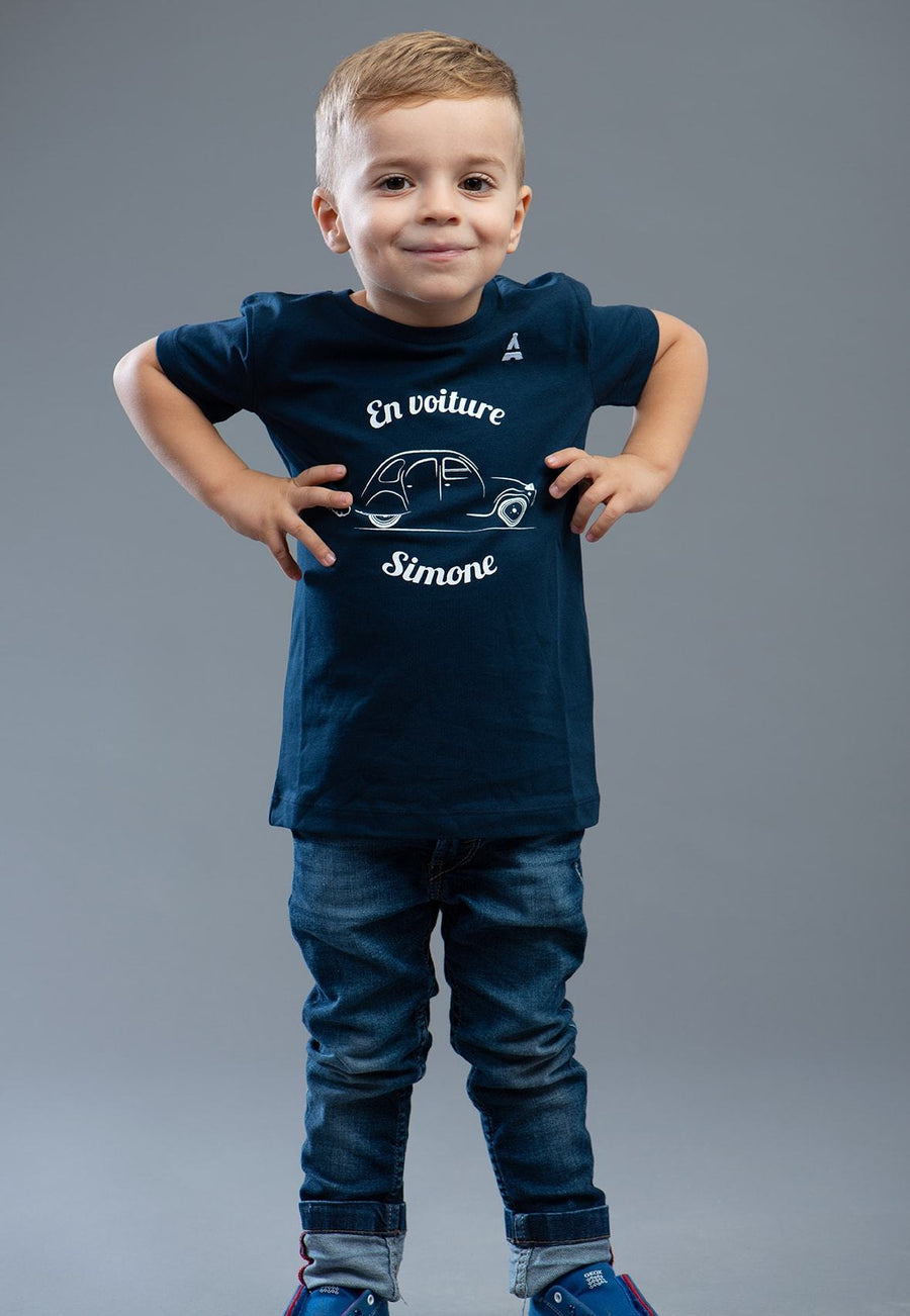 T-SHIRT Enfant à motif en voiture simone