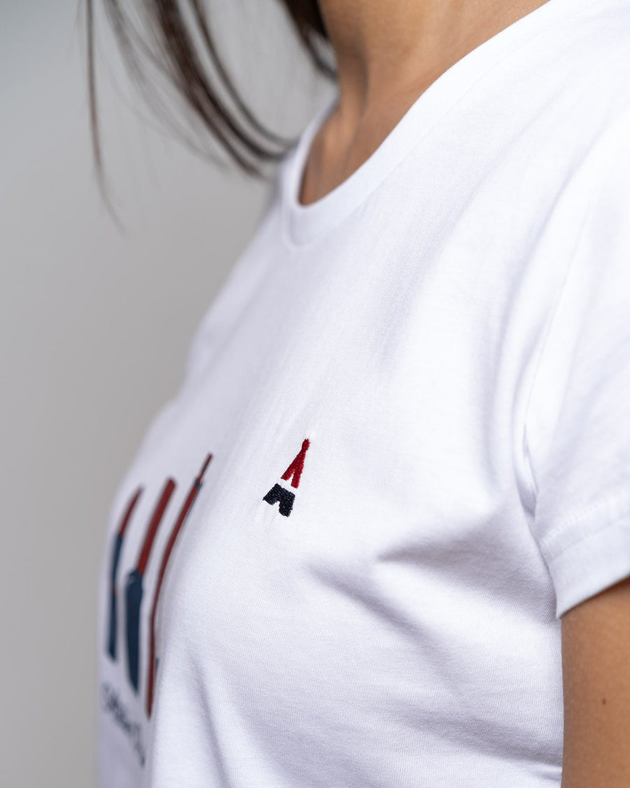 T-SHIRT FEMME Atelier Peinture - COTON BIO T-shirt femme bio - Maison FT made in France ou Bio