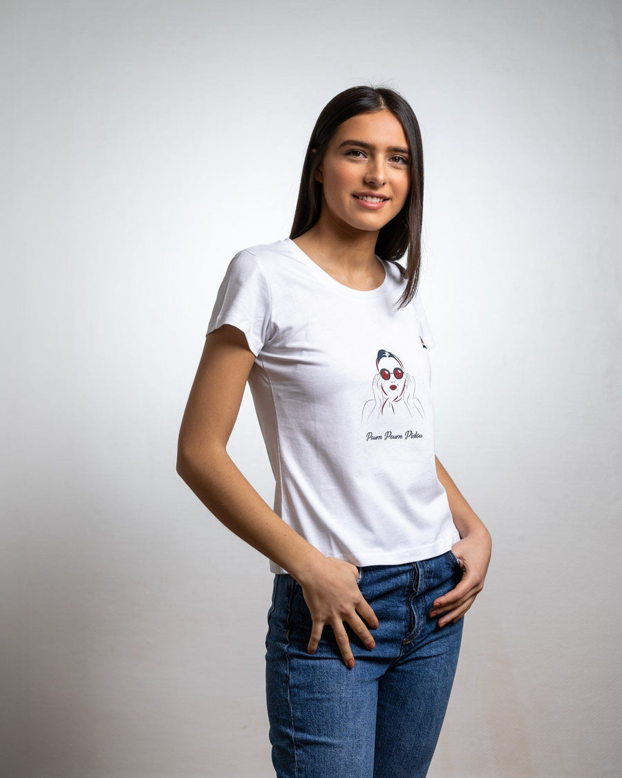 T-SHIRT FEMME Marilyn - COTON BIO T-shirt femme bio - Maison FT made in France ou Bio