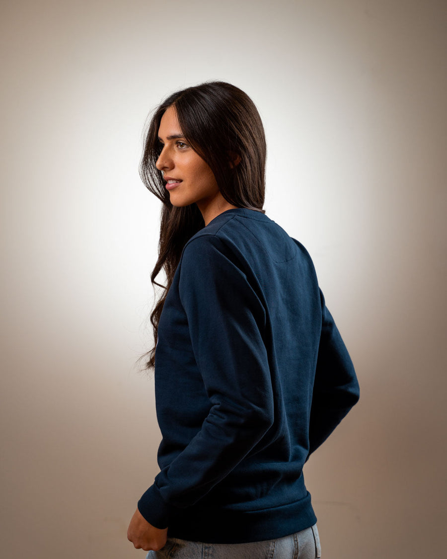SWEAT RAYMOND BLEU | COTON BIO