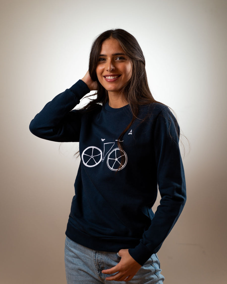 SWEAT RAYMOND BLEU | COTON BIO