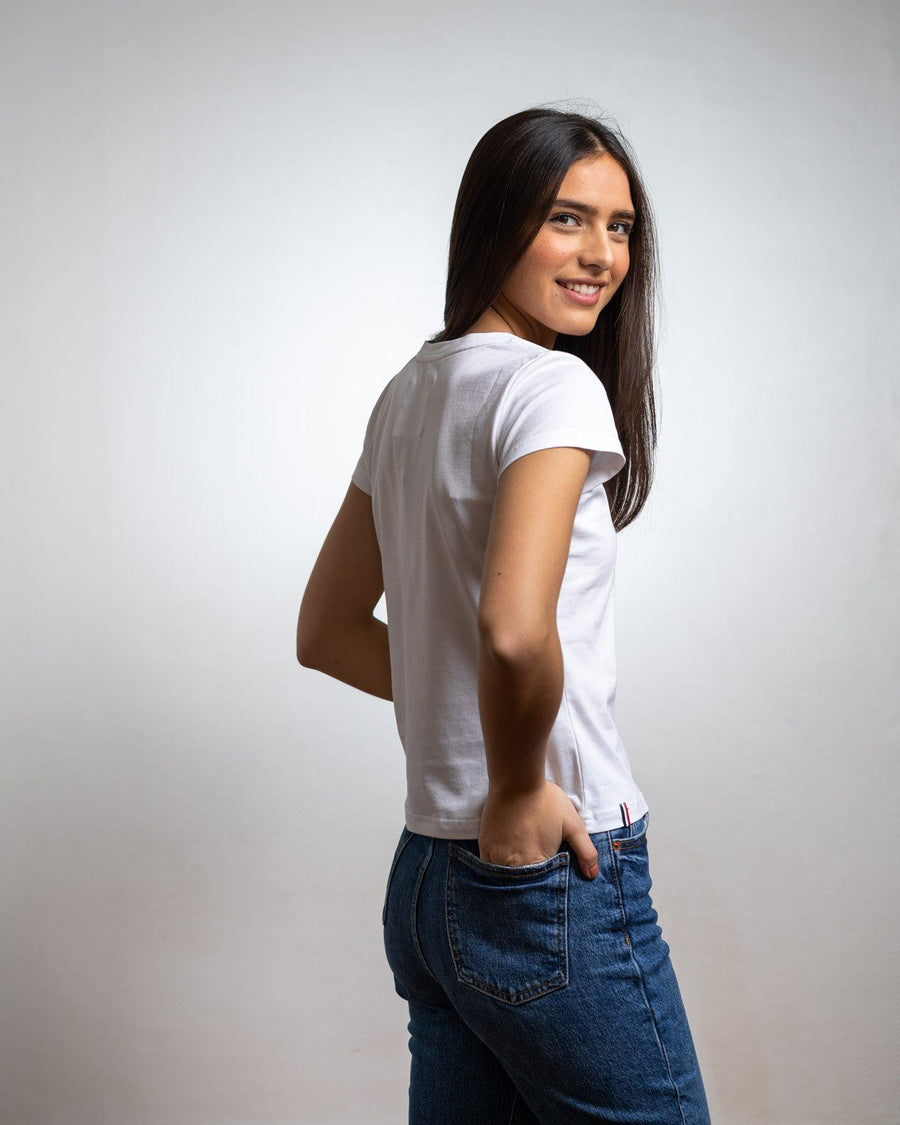 T-SHIRT FEMME Atelier Peinture - COTON BIO T-shirt femme bio - Maison FT made in France ou Bio