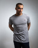 T-SHIRT Homme simple gris - Coton Bio