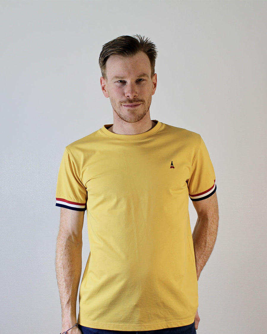 T-SHIRT Homme Coton bio | Gaulois Moutarde